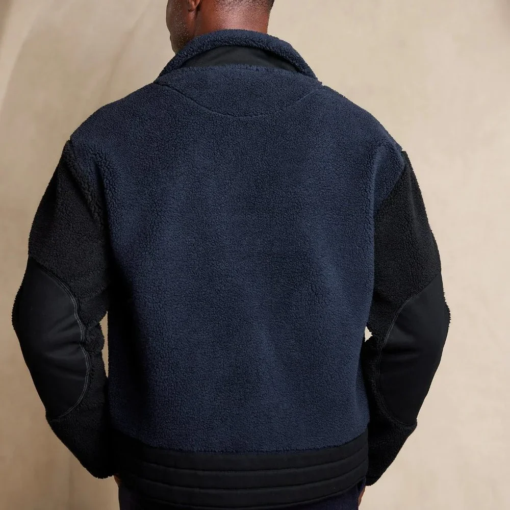 Banana Republic Sherpa Moto Jacket